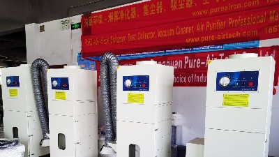 电焊车间有害烟尘治理，执信环保脉冲滤筒除尘器净化烟尘！
