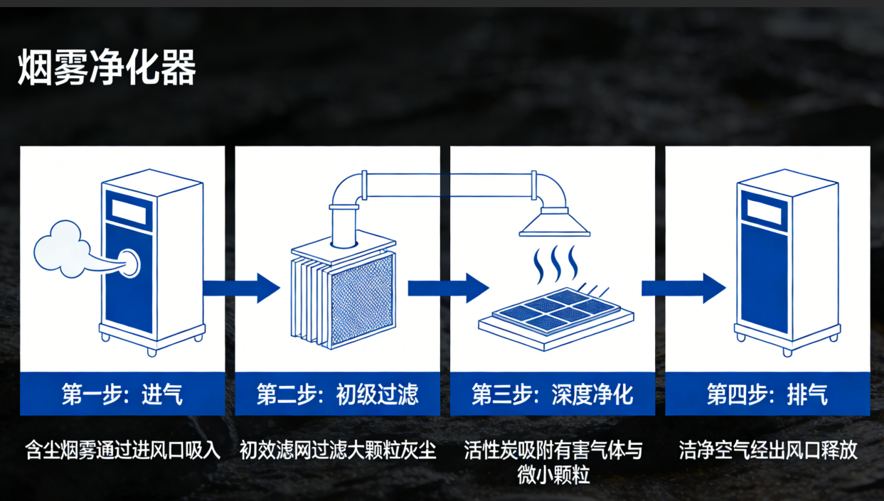 解读烟雾净化器核心技术指标，选对设备守护洁净环境